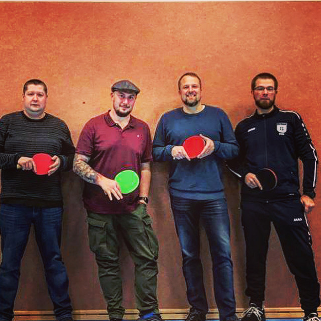 Herbstmeister 2021: Julian Huwig, Dirk Pospich, Felix Falge, Michael Brune. Es fehlen Theo Hanneken und Daniel Brand.